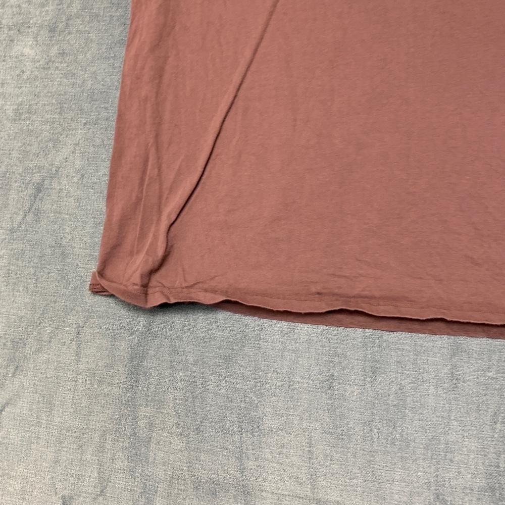 Converse T-Shirt Mens Large Coral Brown Cotton Logo Graphic Casual Outdoor Tee - Picture 3 of 14